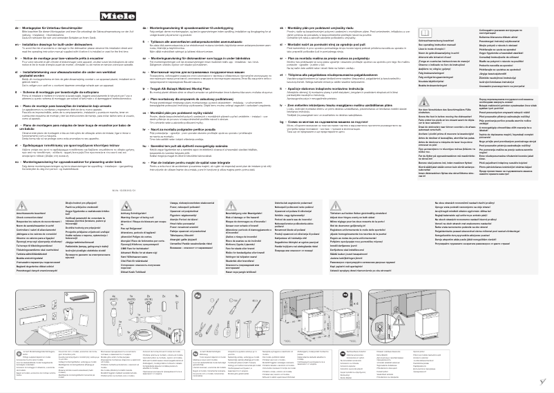 Page n°1 - Manuel utilisateur Miele G 4932 SCU Active Eco Plus