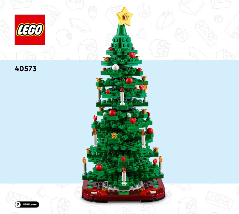 Page n°1 - Manuel utilisateur Lego Seasonal 40573