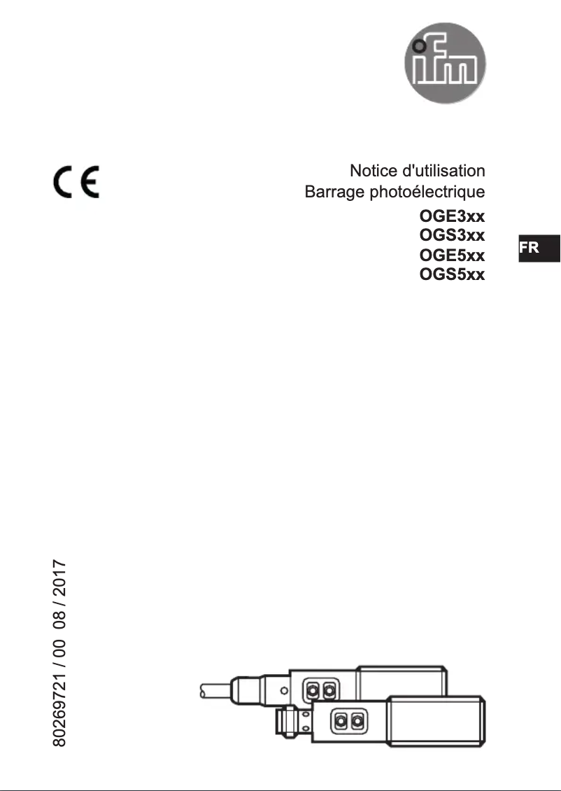 Image de la première page du manuel de l'appareil OGE500
