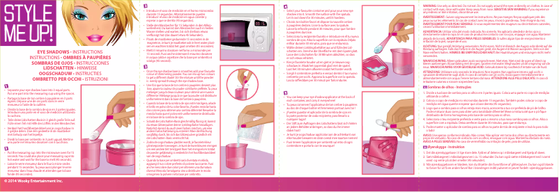 Page 1 de la notice Manuel utilisateur Style Me Up Eye Shadow