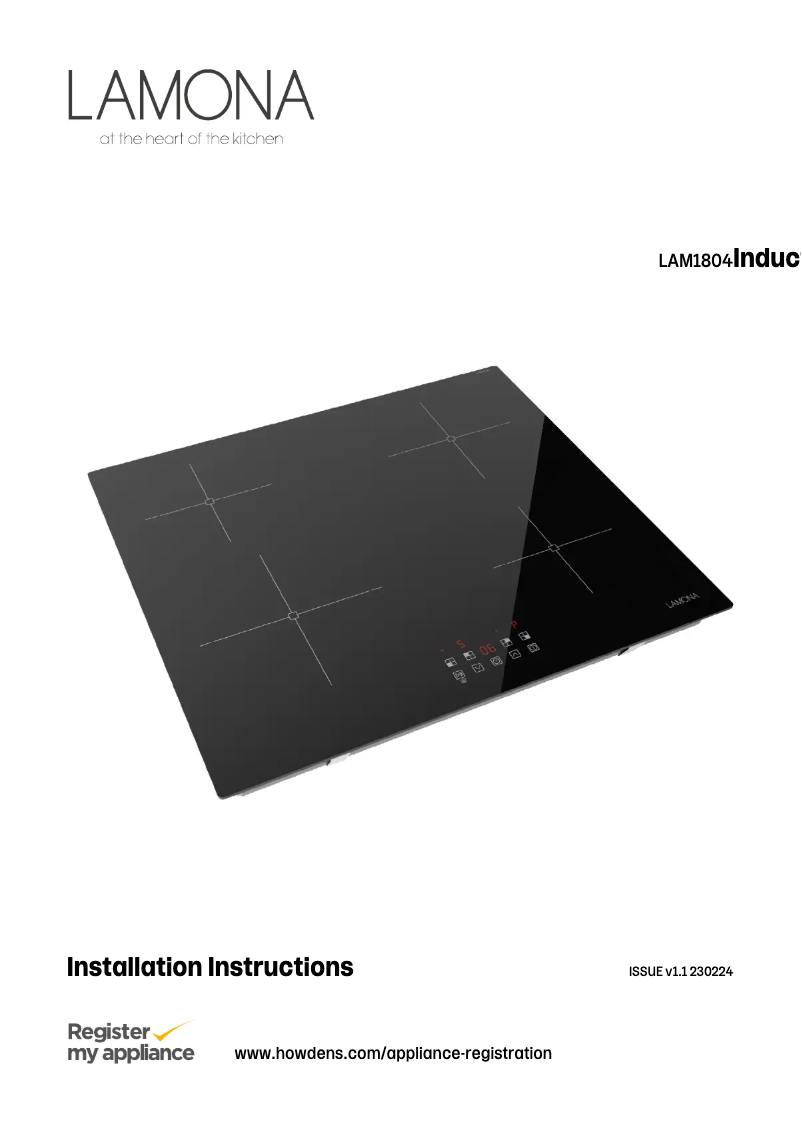 Page n°1 - Guide d'installation Lamona LAM1804