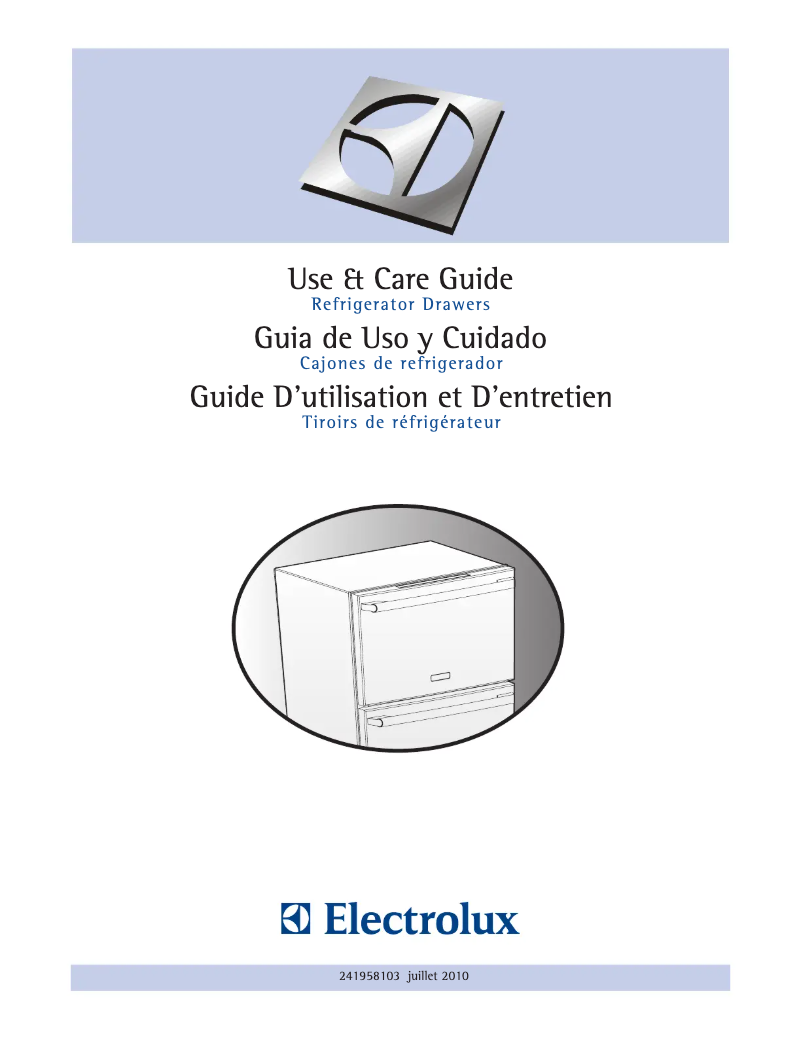 Page 1 de la notice Manuel utilisateur Electrolux EI24RD65HS