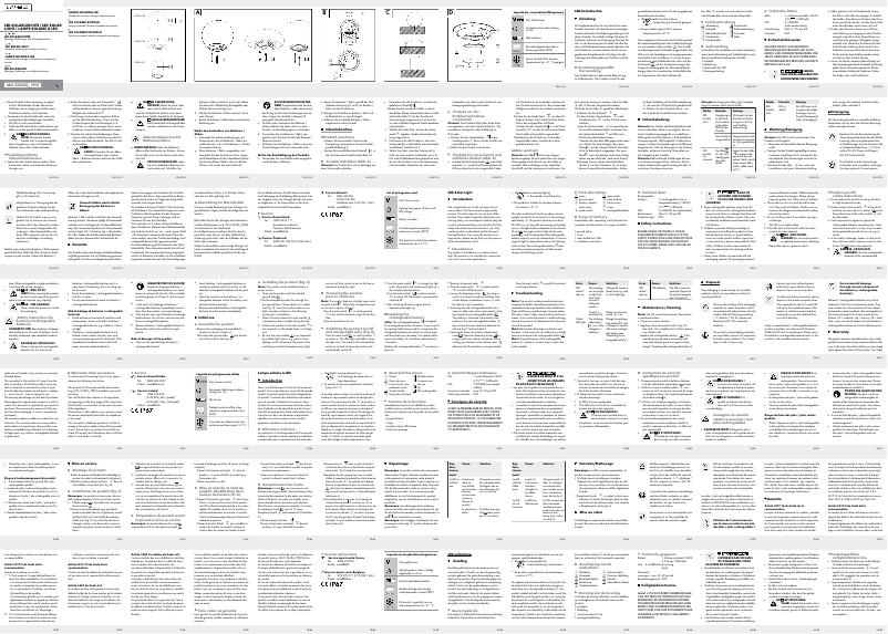 Page 1 de la notice Manuel utilisateur Livarno Lux IAN 332020