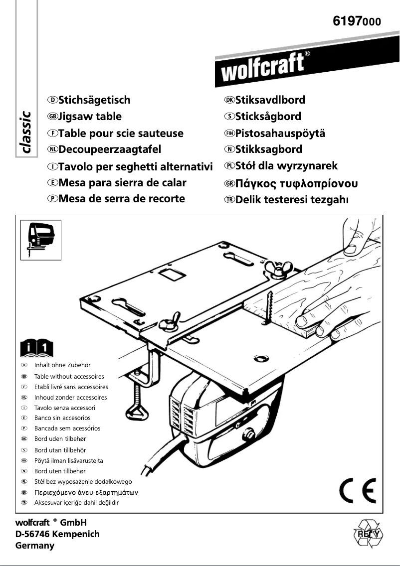 Image de la première page du manuel de l'appareil 6197000