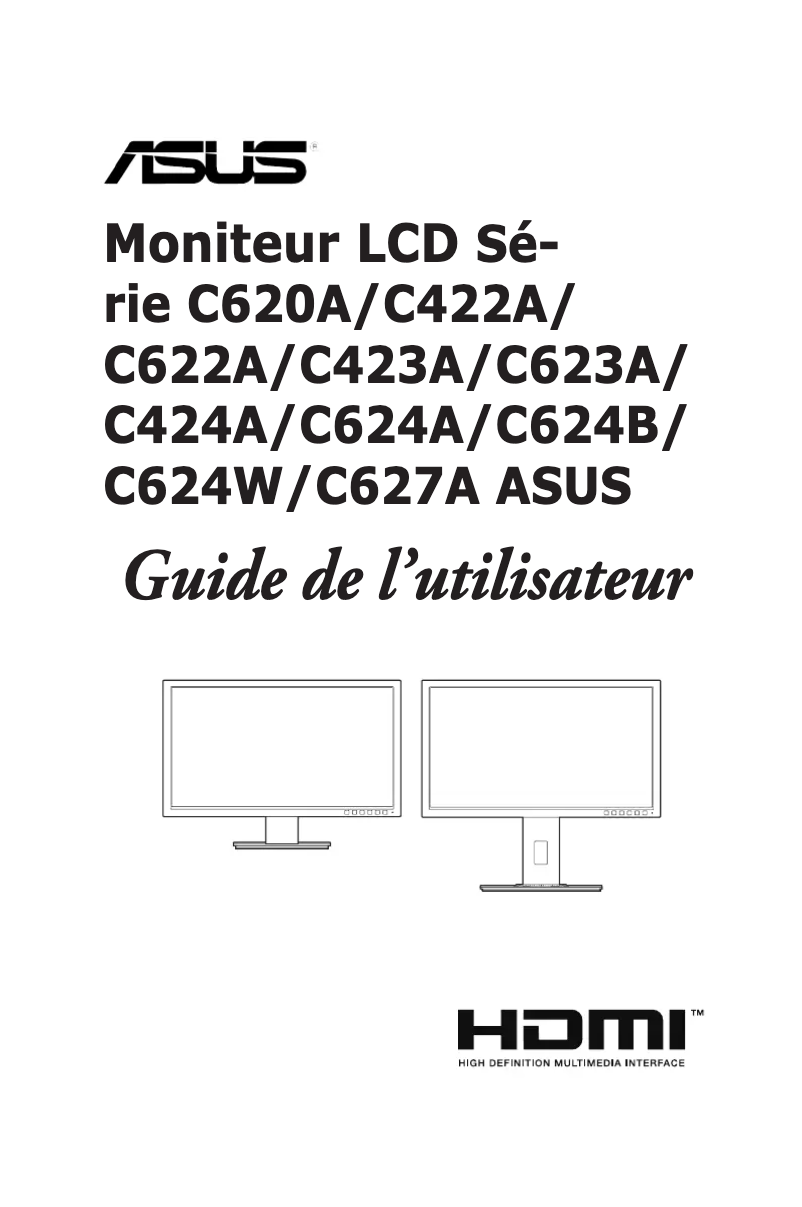 Image de la première page du manuel de l'appareil C422AQH