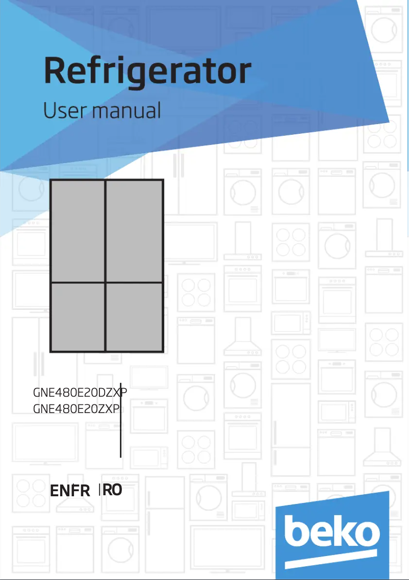 Page n°1 - Manuel utilisateur Beko GNE480E20DZXP
