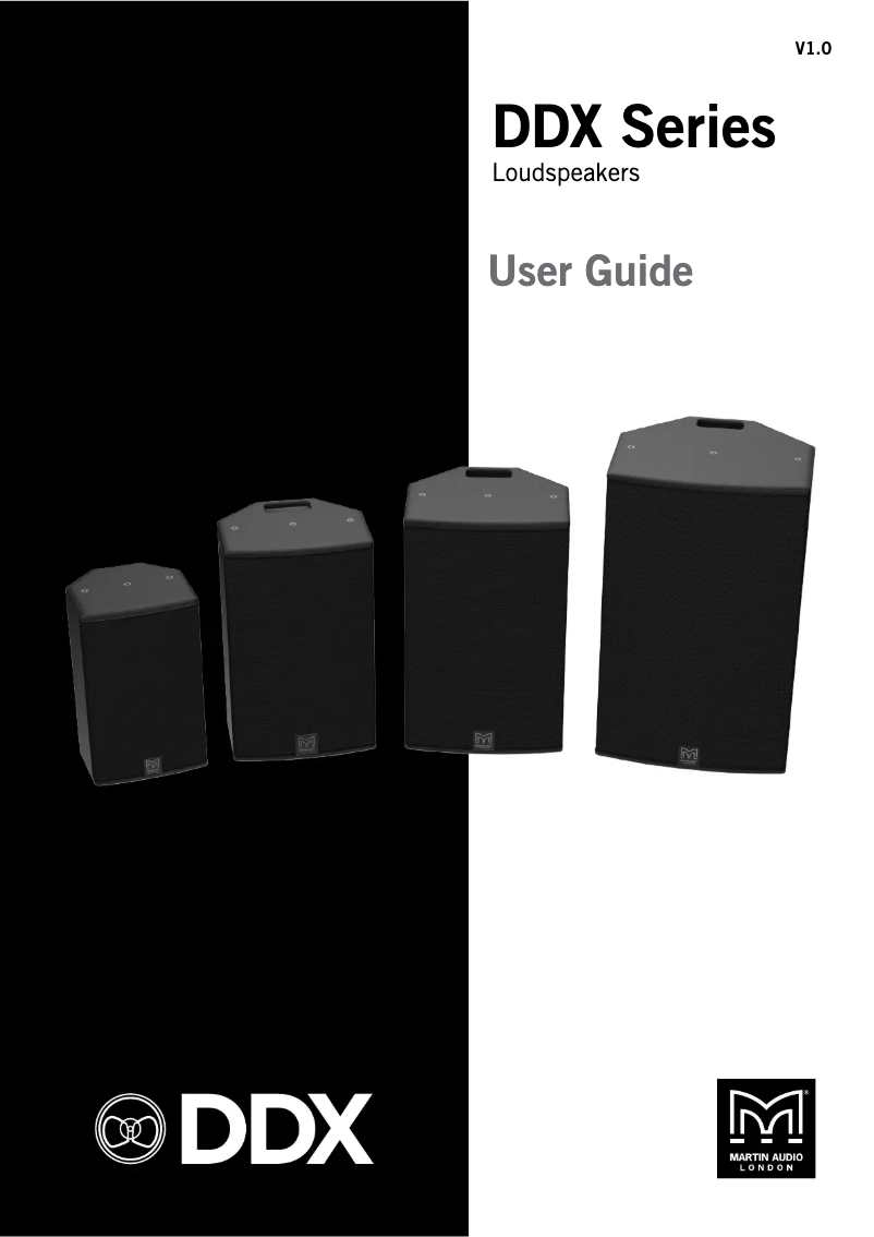 Page n°1 - Manuel utilisateur Martin Audio DDX15
