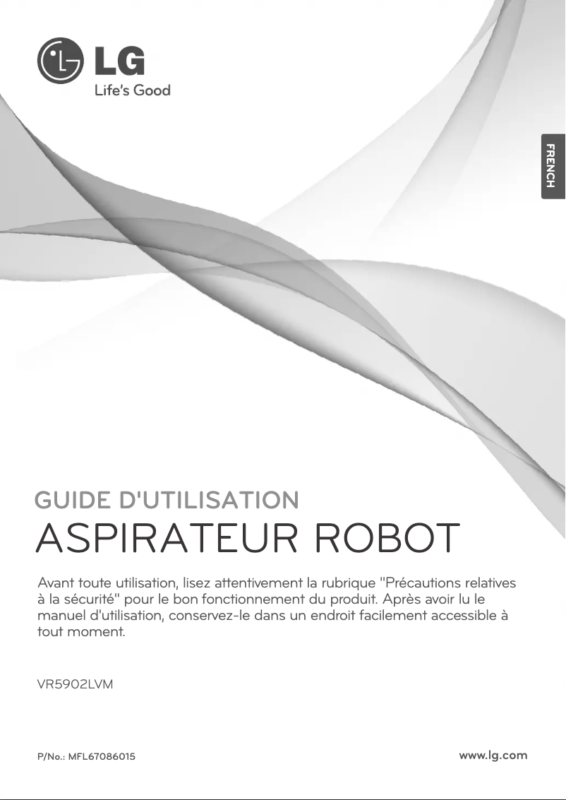 Page 1 de la notice Manuel utilisateur LG VR5902LVM