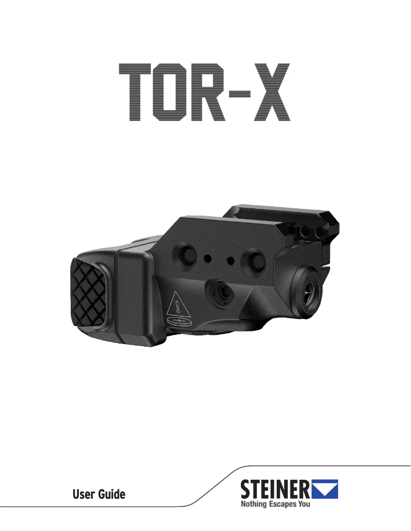 Page 1 de la notice Manuel utilisateur Steiner TOR-X