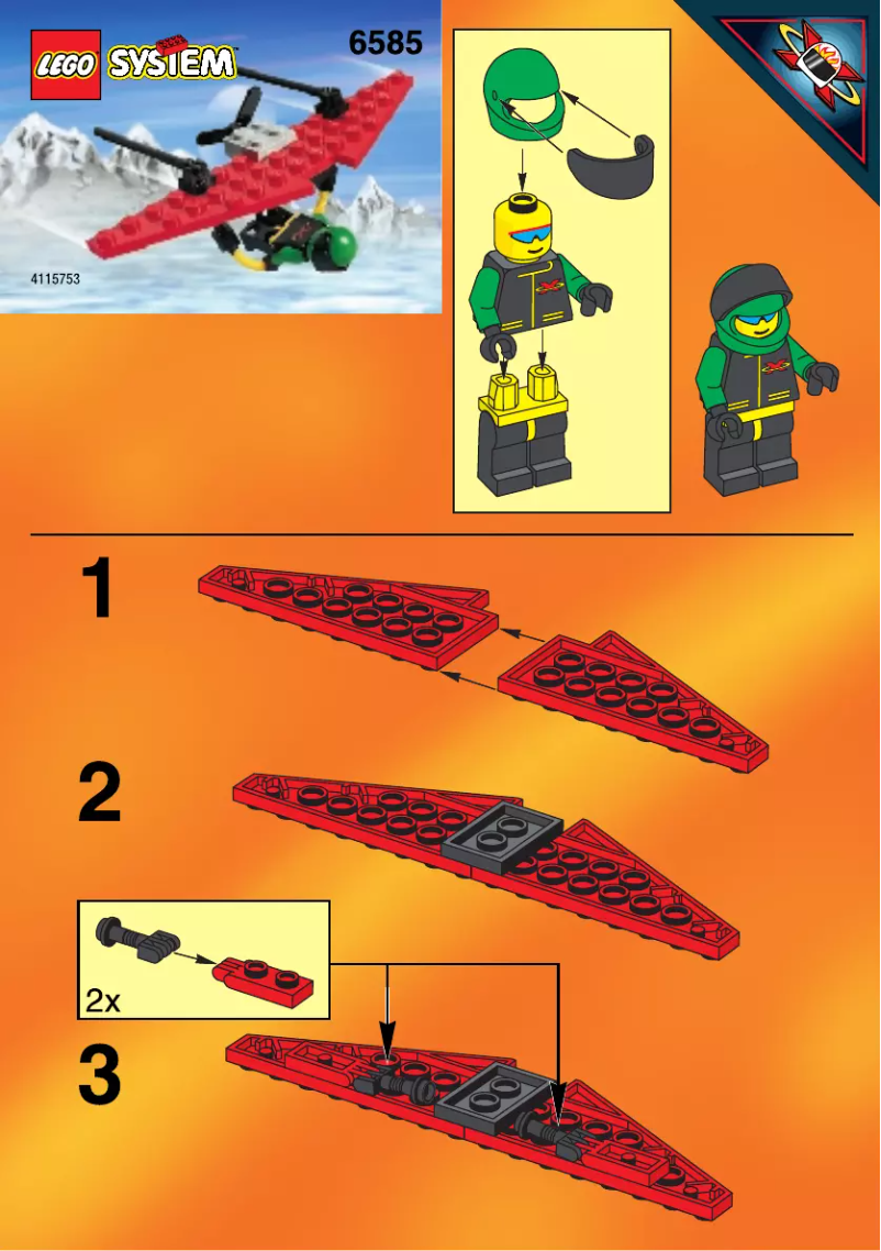 Page n°1 - Manuel utilisateur Lego City 6585