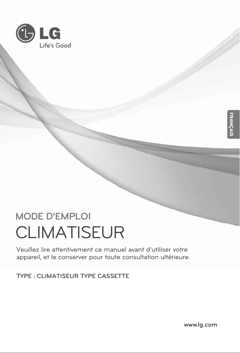 Image de la première page du manuel de l'appareil ARNU24GTPC2