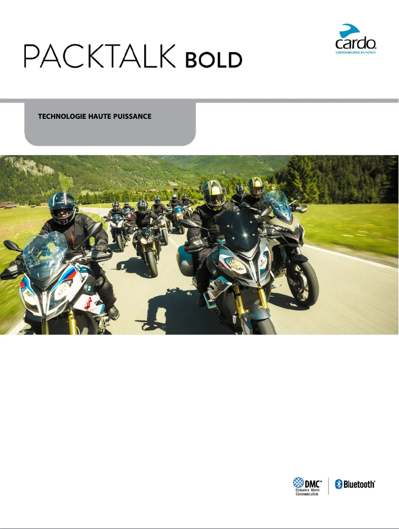 Page n°1 - Guide d'installation Cardo Packtalk Bold