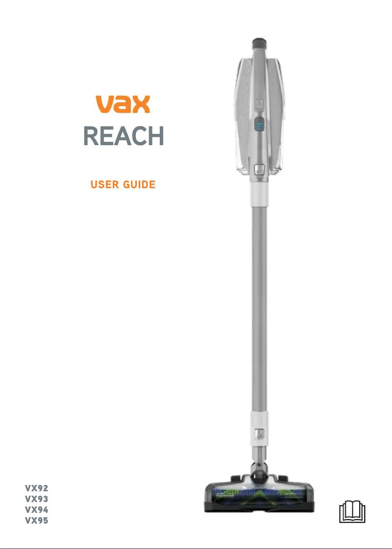 Image de la première page du manuel de l'appareil Reach Max VX94