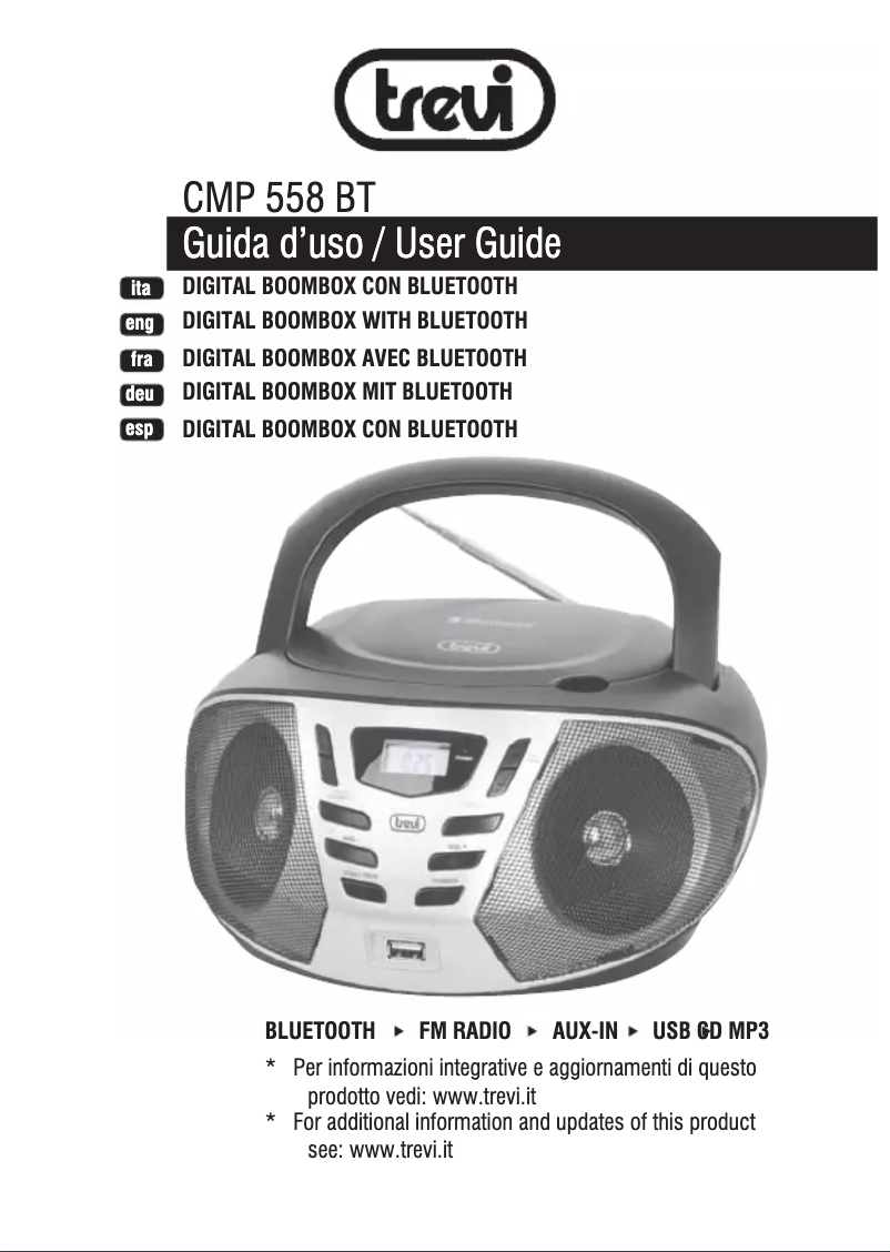Page 1 de la notice Manuel utilisateur Trevi 0CM55801