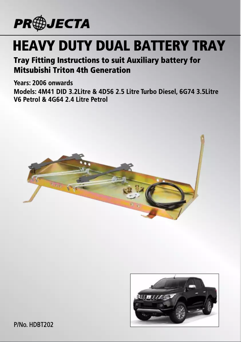 Page 1 de la notice Manuel utilisateur Projecta HDBT202