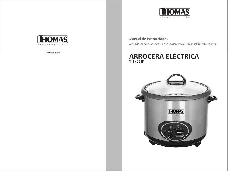 Page 1 de la notice Manuel utilisateur Thomas TH-38IF