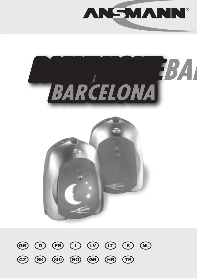 Page 1 de la notice Manuel utilisateur Ansmann Barcelona