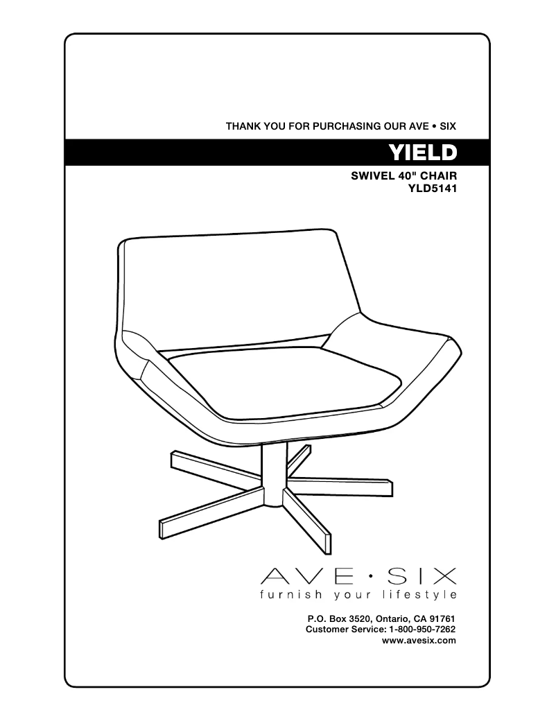 Página 1 del manual Manual de usuario Ave Six Yield YLD5141