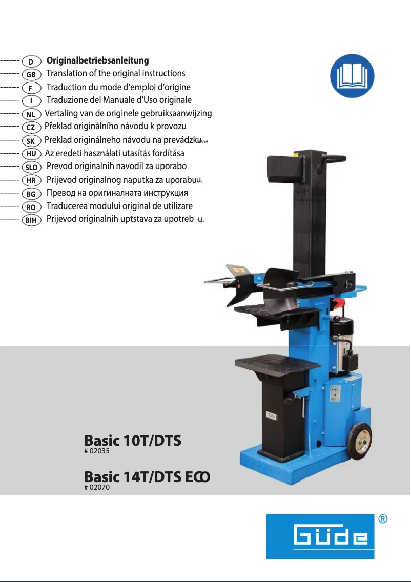 Image de la première page du manuel de l'appareil Basic 10T/DTS