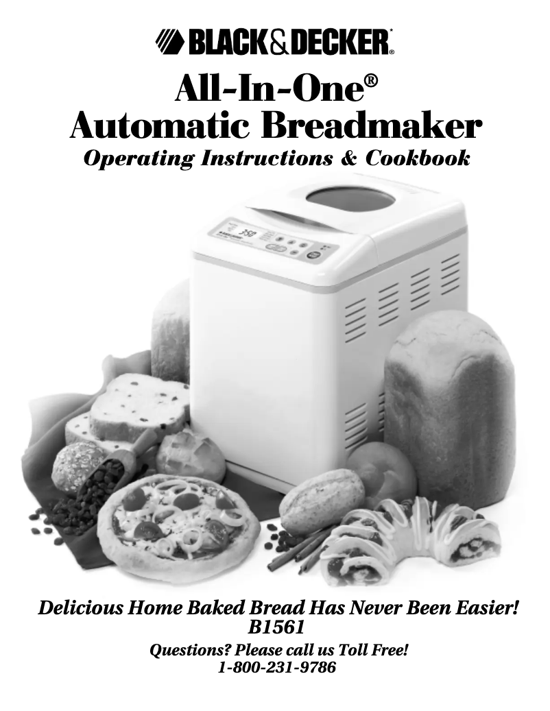 Page n°1 - Manuel utilisateur Black & Decker B1561