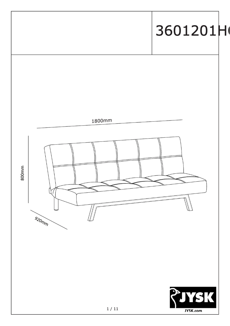 Image de la première page du manuel de l'appareil Holstebro