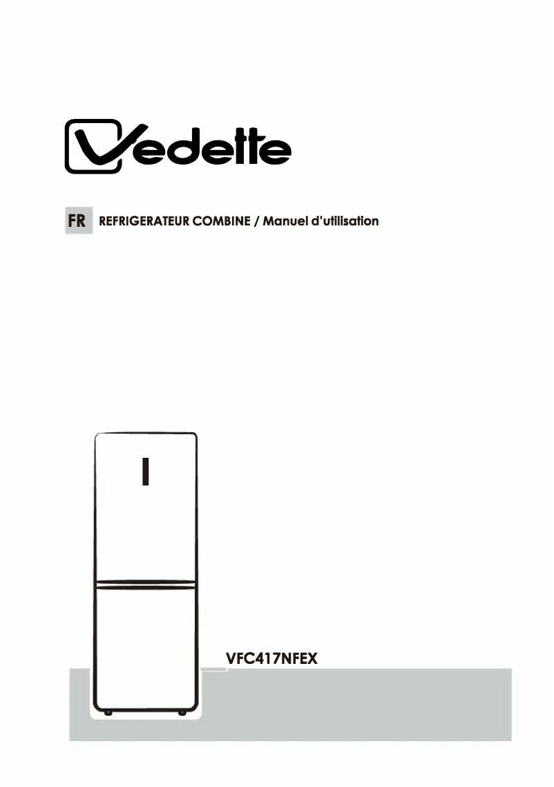 Image de la première page du manuel de l'appareil VFC417NFEX