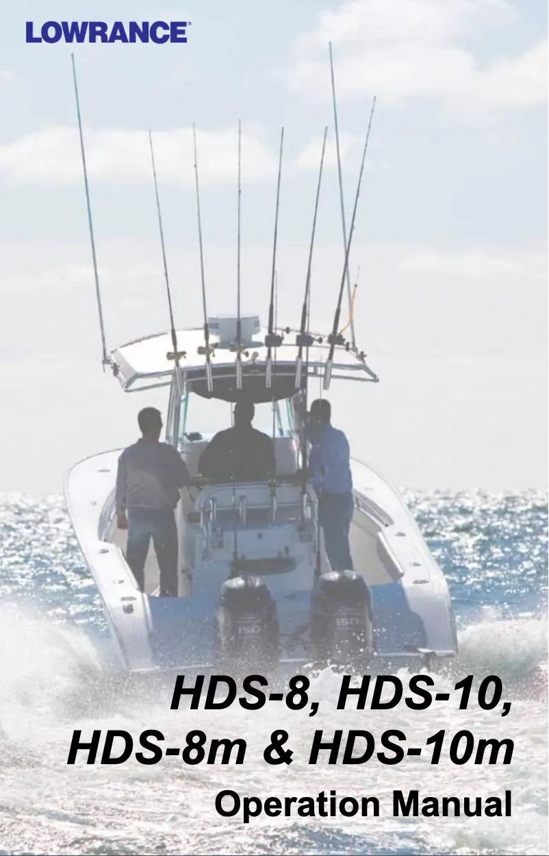 Página 1 del manual Manual de usuario Lowrance HDS-10m
