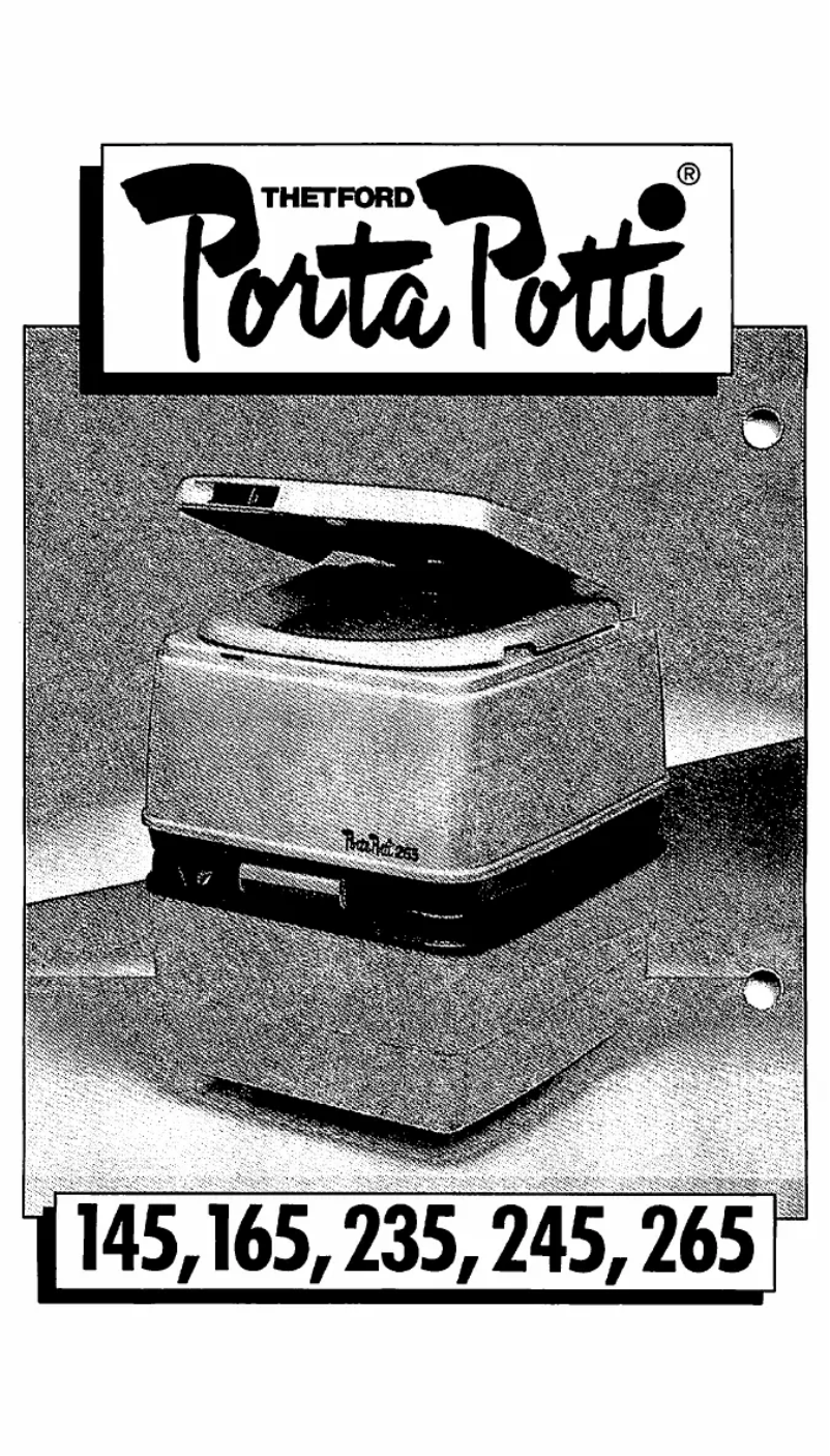 Image de la première page du manuel de l'appareil Porta Potti 235