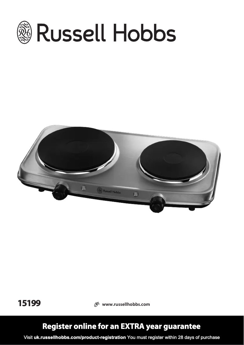 Page 1 de la notice Manuel utilisateur Russell Hobbs 15199