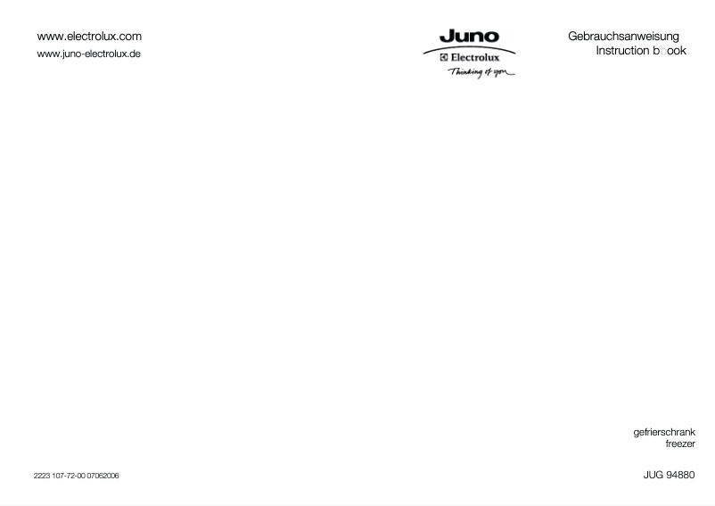 Image de la première page du manuel de l'appareil JUG94880