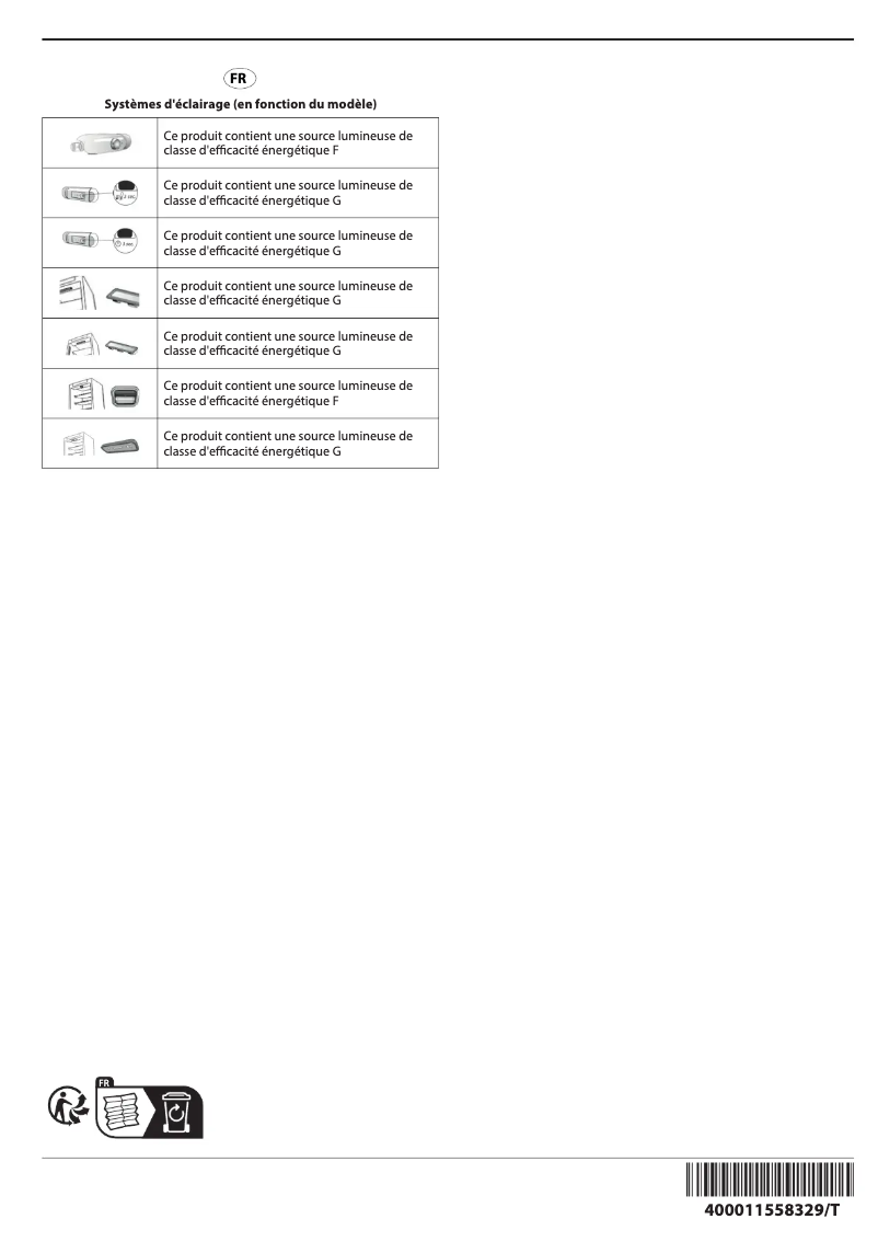 Page 1 de la notice Guide d'installation Whirlpool W5 821C W H 2