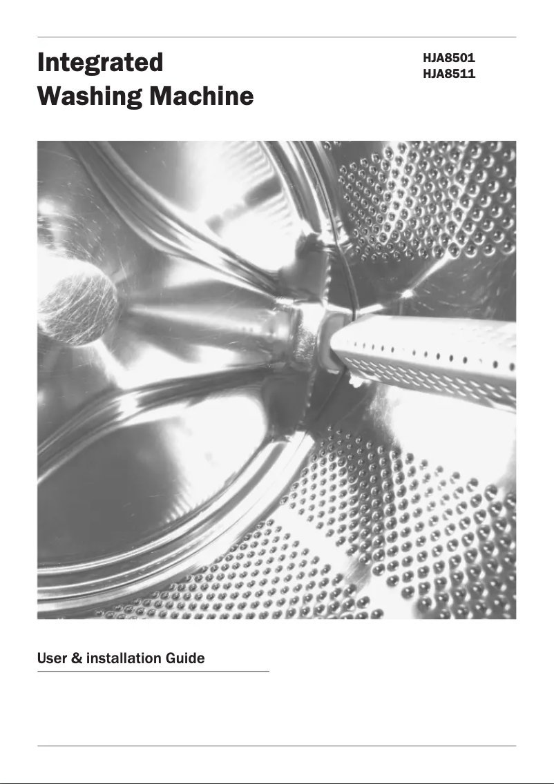 Image de la première page du manuel de l'appareil HJA8511