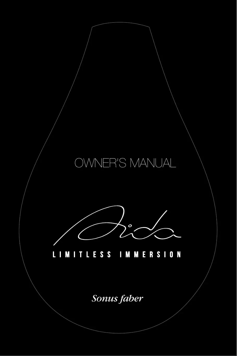 Página 1 del manual Manual de usuario Sonus Faber Aida