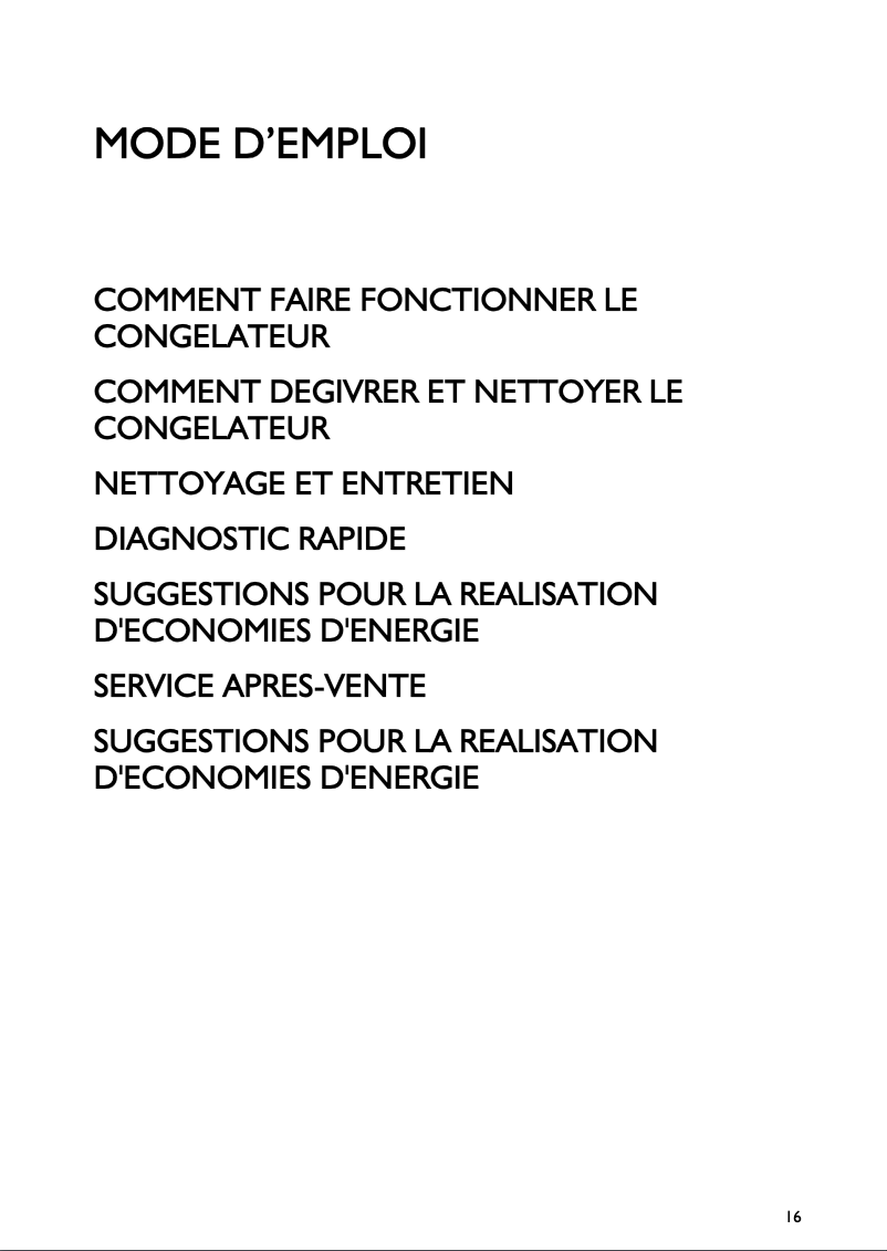 Page 1 de la notice Manuel utilisateur Bauknecht GKIE 2873 A+