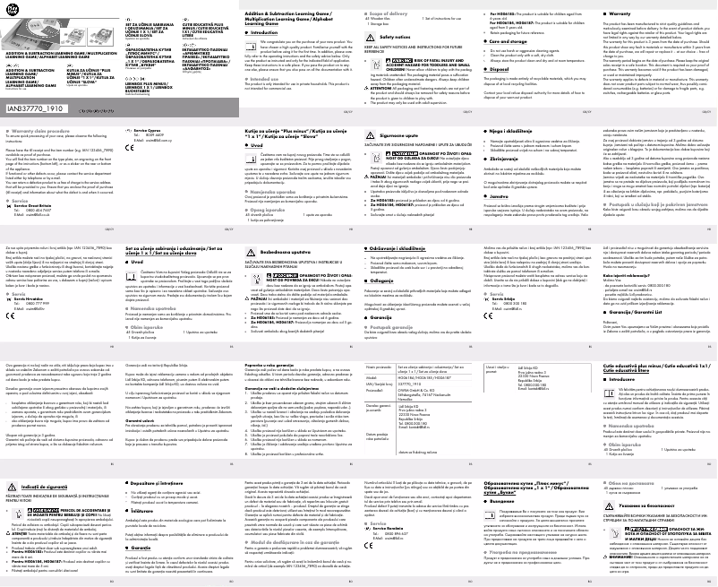 Página 1 del manual Manual de usuario Playtive HG06184