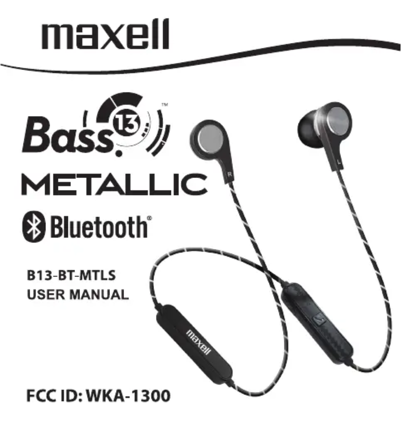 Image de la première page du manuel de l'appareil Bass 13 ANC-BT132