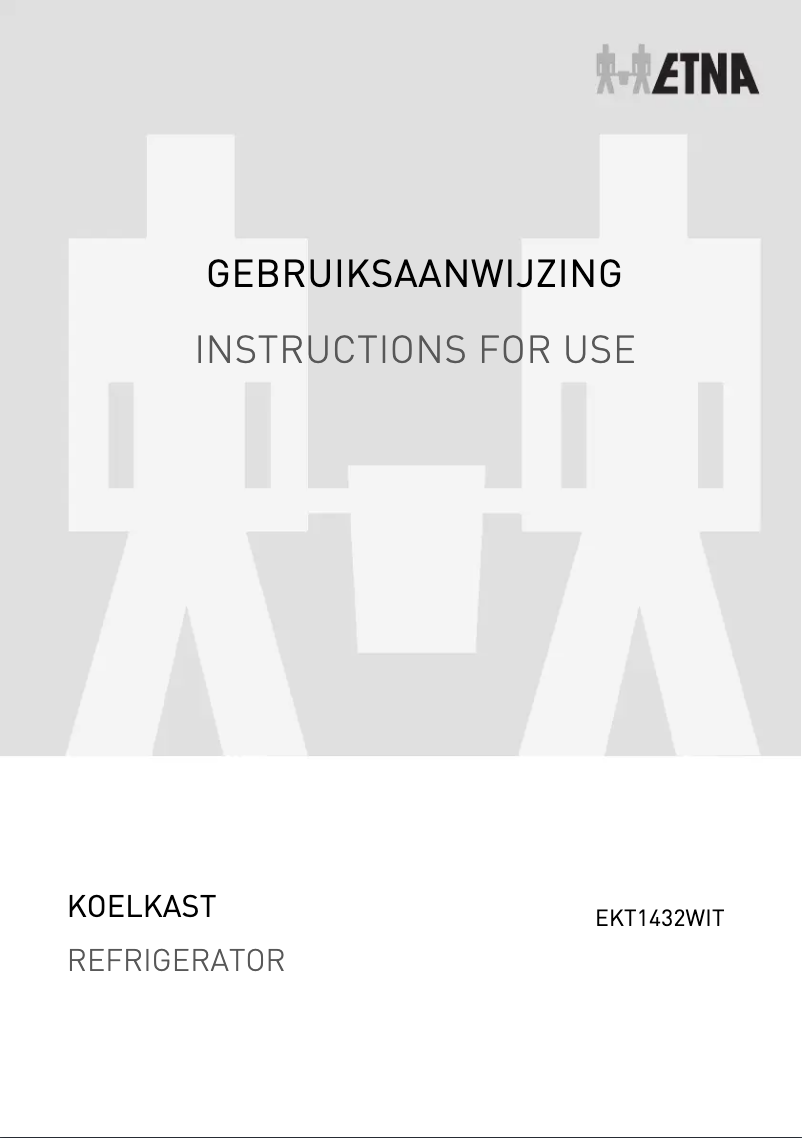 Page 1 de la notice Manuel utilisateur Etna EKT1432