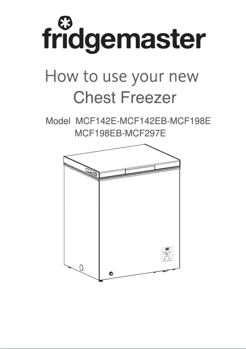 Página 1 del manual Manual de usuario Fridgemaster MCF198E