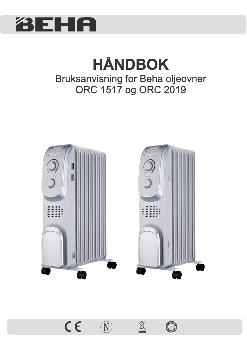 Page n°1 - Manuel utilisateur Beha ORC 2019