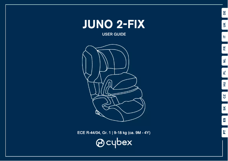 Page 1 de la notice Manuel utilisateur Cybex Juno 2-fix