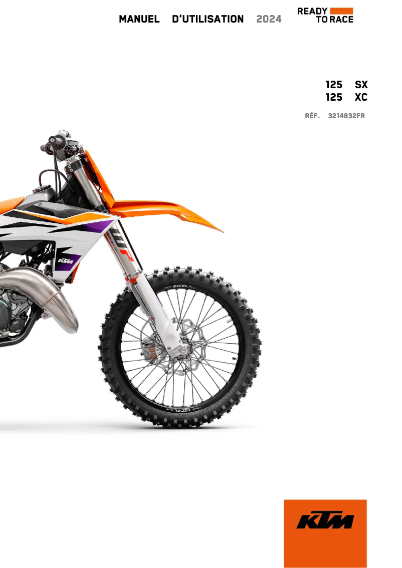 Página 1 del manual Manual de usuario KTM 125 XC (2024)