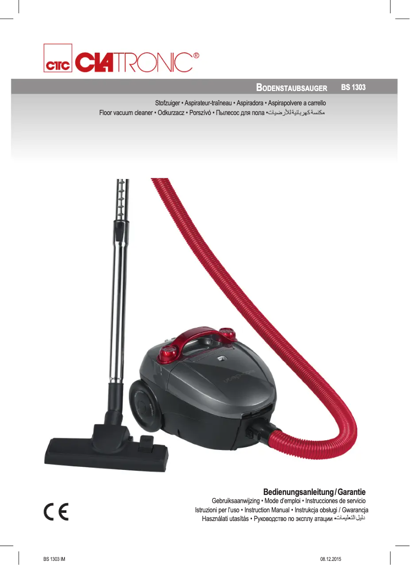 Page 1 de la notice Manuel utilisateur Clatronic BS 1303