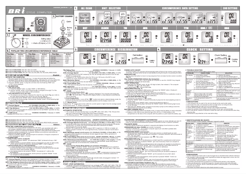 Page n°1 - Manuel utilisateur Echowell BRI-2