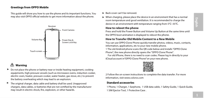 First page image of the manual for AX7