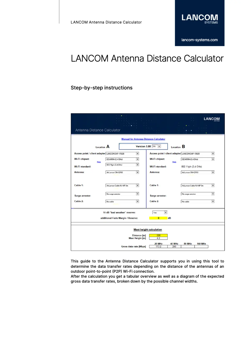 Página 1 del manual Manual de usuario Lancom OAP-1702B