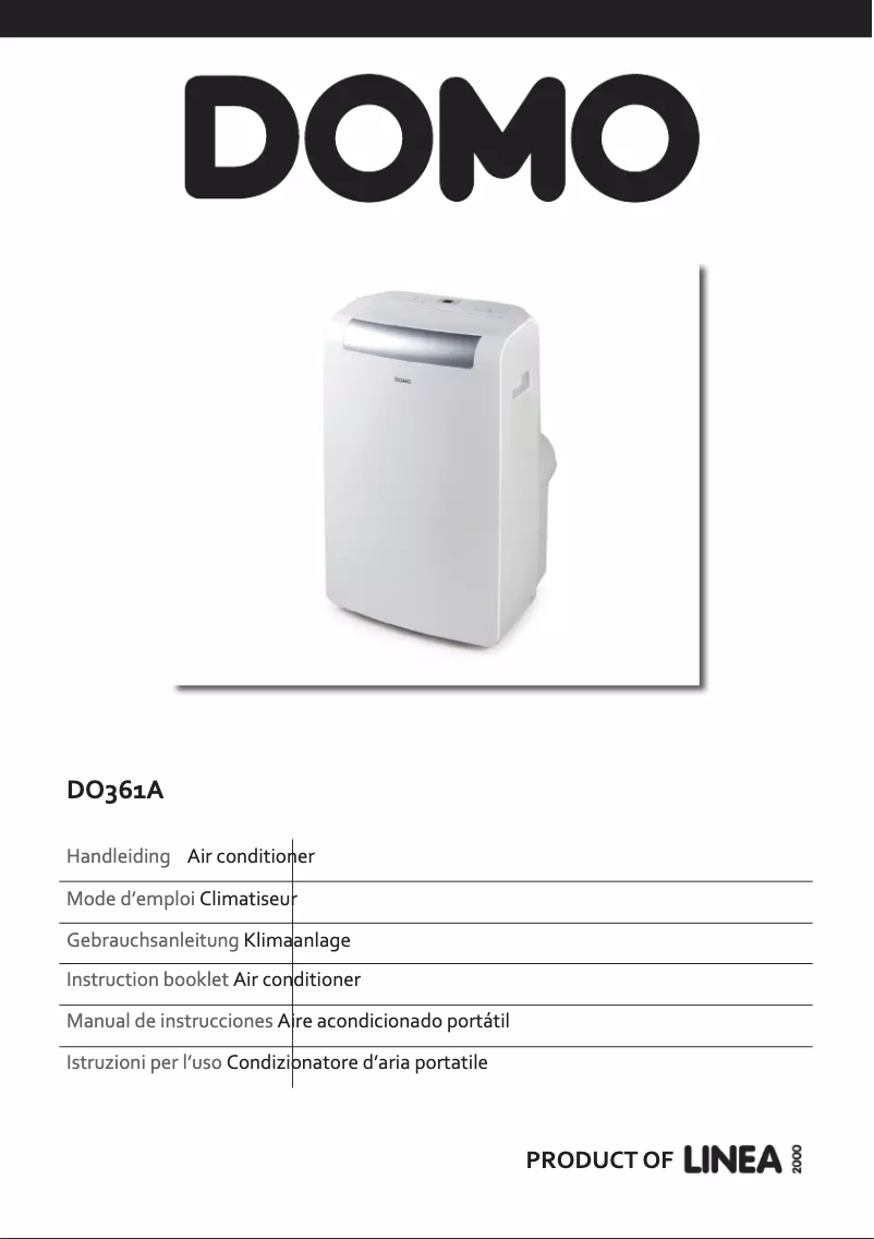 Image de la première page du manuel de l'appareil DO361A