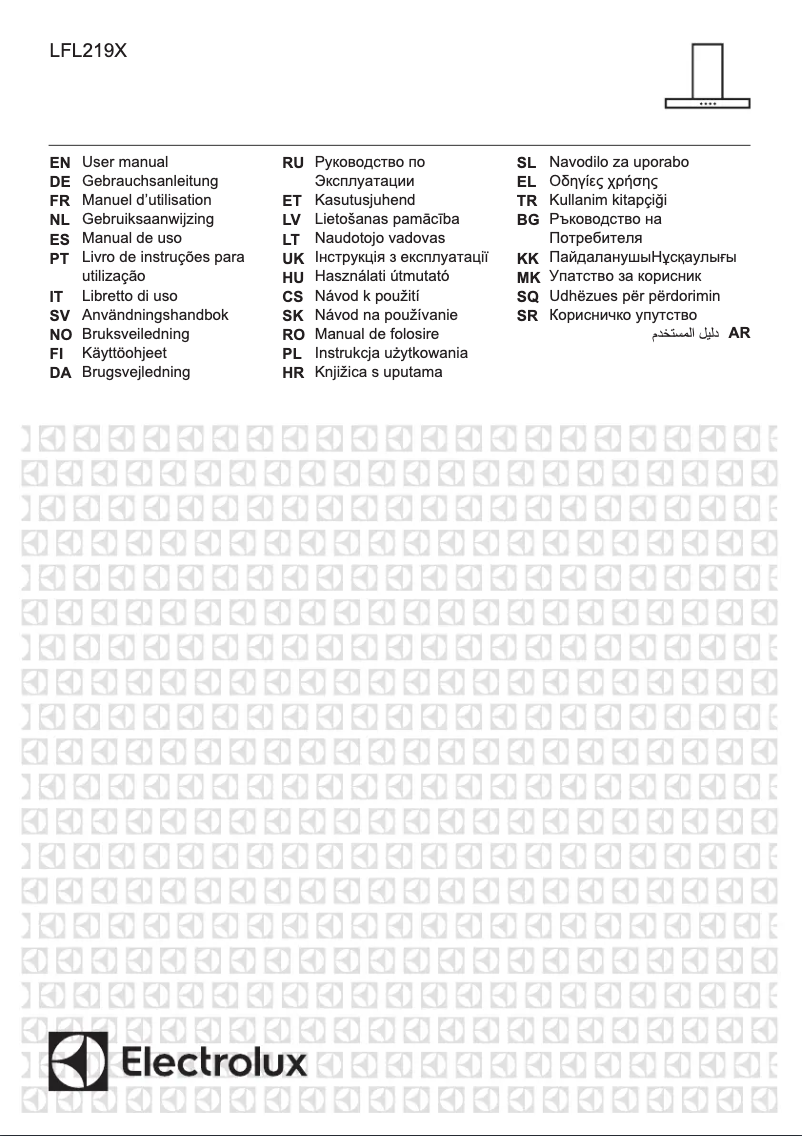 Page 1 de la notice Manuel utilisateur Electrolux LFL219X
