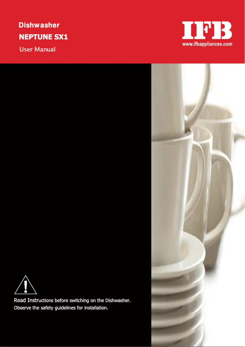 Page 1 de la notice Manuel utilisateur IFB Neptune SX1