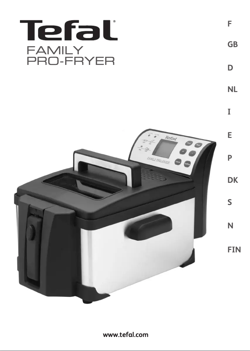 Page n°1 - Manuel utilisateur Tefal Family Pro Fryer FR4016