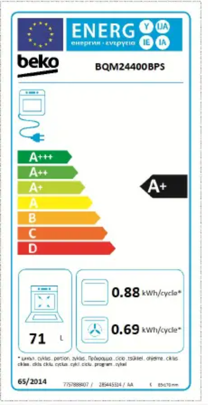 Image de la première page du manuel de l'appareil BQM24400